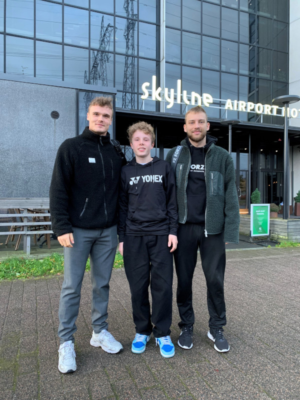 I met Frederik Søgaard and Rasmus Kjær In Airport Hotel Skyline in Vantaa Finland in 2023